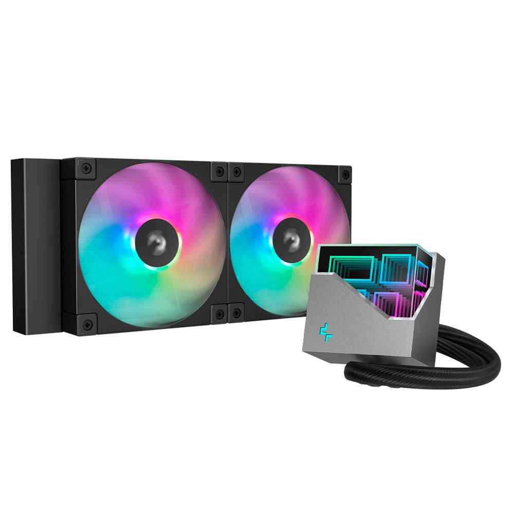 Enfriamiento Liquido DeepCool LT240 ARGB - 2 x 120mm, 600-2400 RPM Negro R-LT240-BKAMNC-G-1 Enfriamiento Liquido DeepCool LT240 ARGB - 2 x 120mm, 600-2400 RPM Negro R-LT240-BKAMNC-G-1